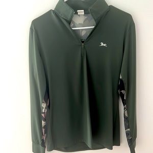 Hunter Green RJ Classics Sun Shirt (L) - worn once